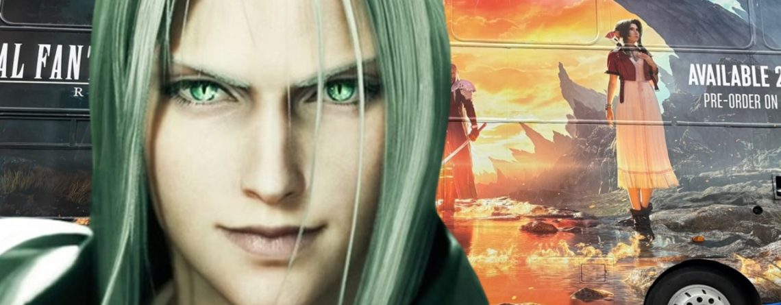Final Fantasy VII Rebirth Bus Sephiroth Titel title
